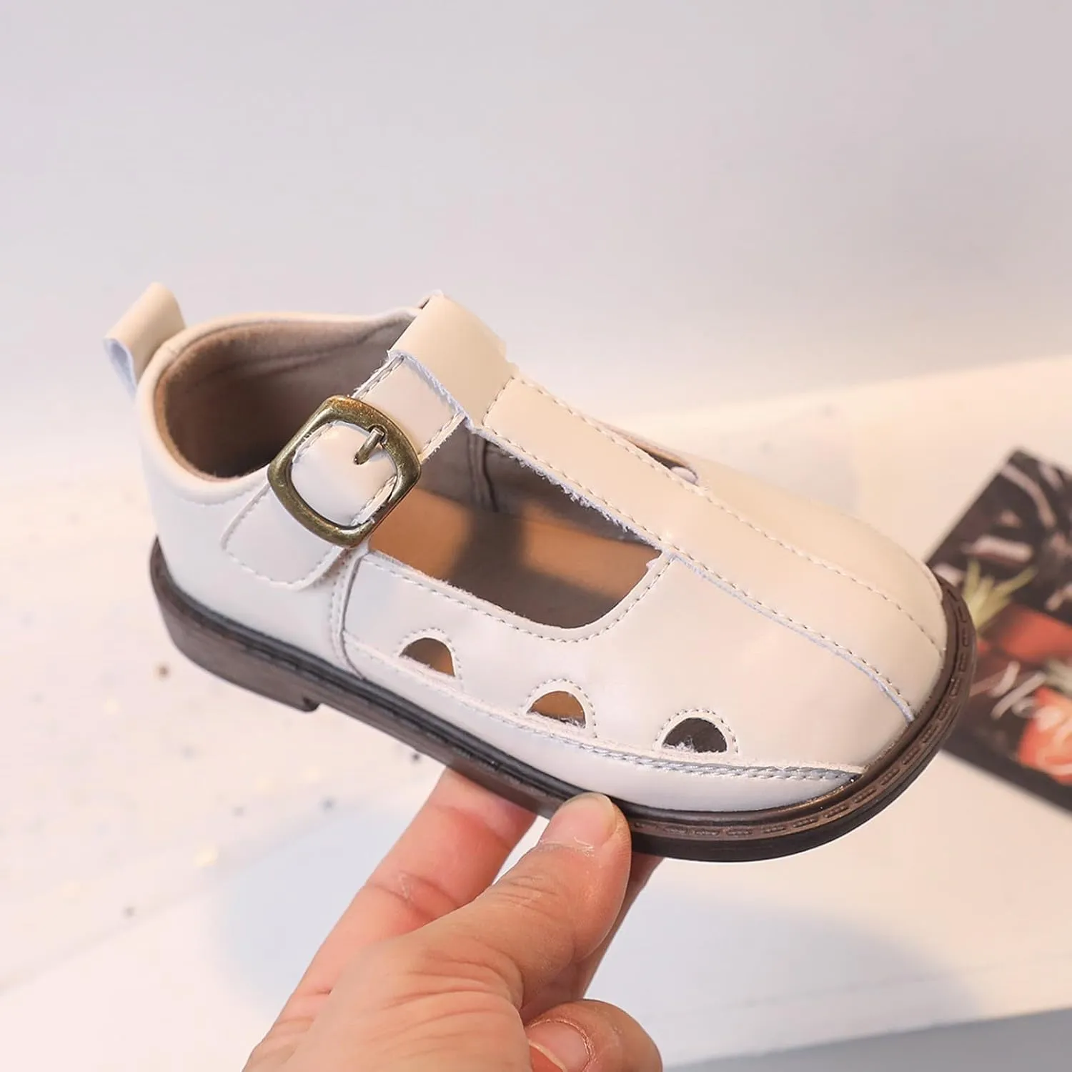 Toddler Girls Mary Jane Dress Shoes Ballet Shoes School Oxford Flats for Easter Flower Kid Party Uniform Shoes