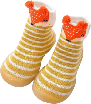 Toddler Wide Dress Shoes Girls Non-Slip Toddler Baby First Infant Shoes Elastic Shoes for Girls