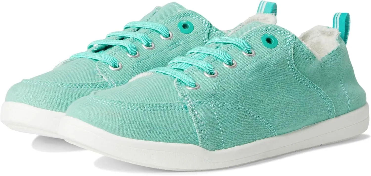 VIONIC Women's Pismo Sneaker, Aqua Green Canvas, 9