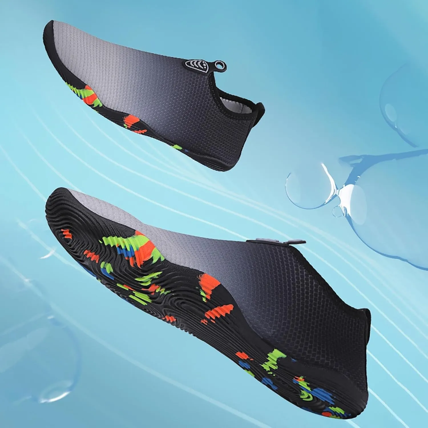 Water Shoes Quick Dry Aqua Socks Barefoot for Women Men Beach Swim Pool Surf Yoga Hiking Kayaking Lightweight Non Slip Outdoor
