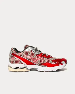 Wave Rider 10 'Onyx' Red / White Low Top Sneakers