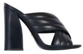 'Webby' Crossover Leather Sandals - ( Black, Green, Beige, Red, White )
