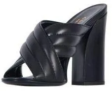'Webby' Crossover Leather Sandals - ( Black, Green, Beige, Red, White )