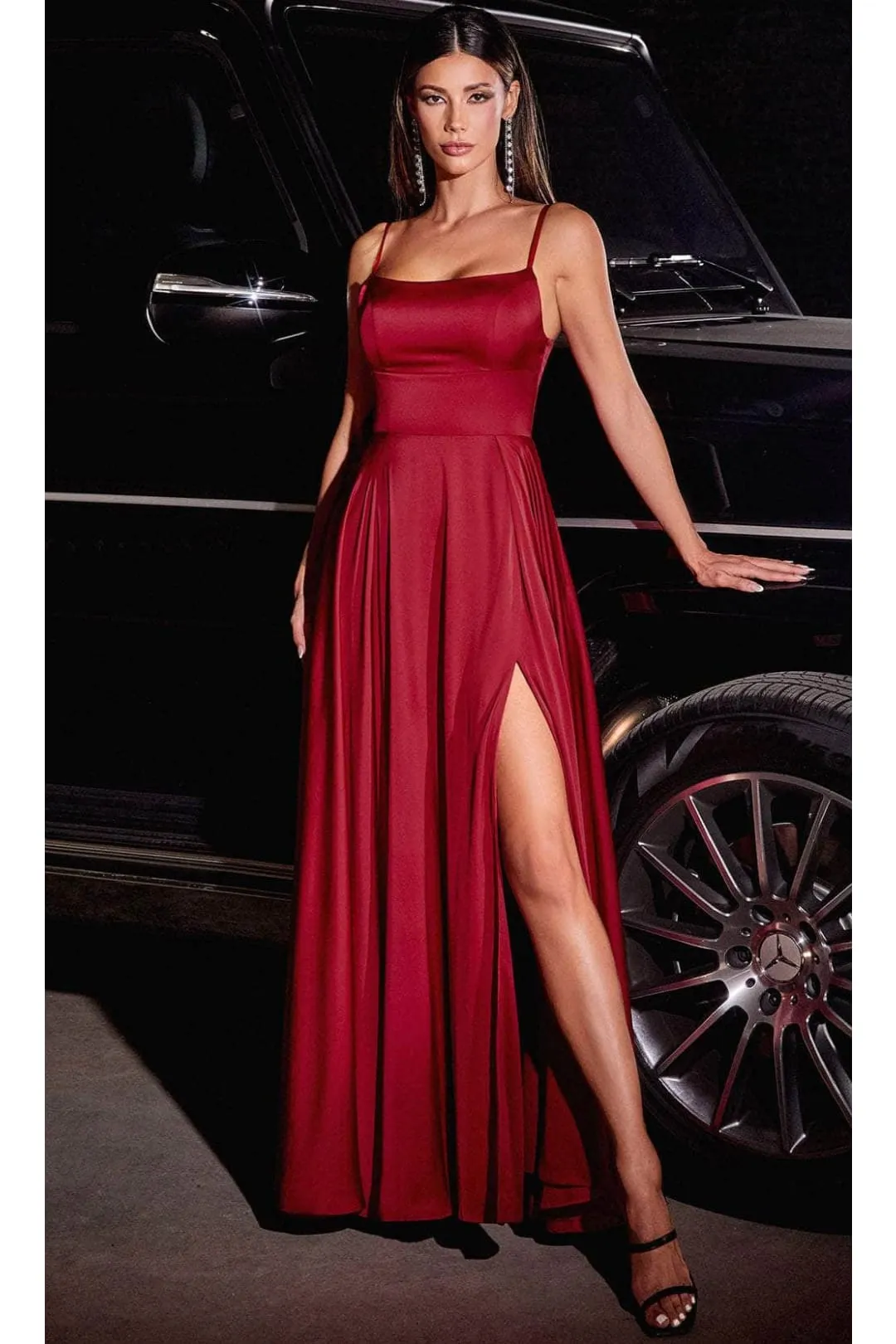 Western Dress For Women in Burgundy By Ladivine CDB8402