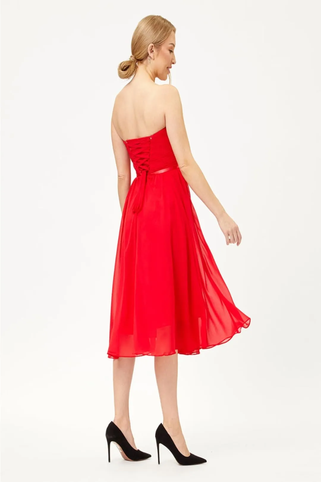 Western Dress For Women in Coral By MQ1161