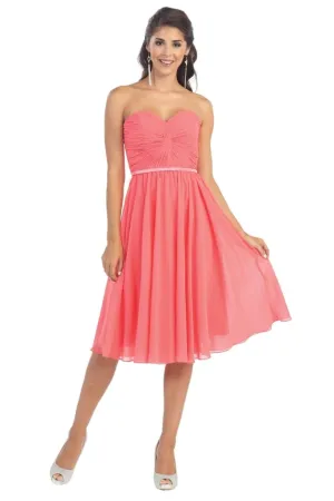 Western Dress For Women in Coral By MQ1161