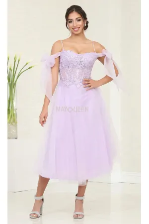 Western Dress For Women in Lilac By May Queen MQ2089