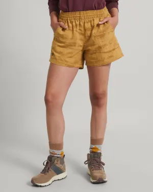 Women's EVRY-Day 4 inch Shorts - Dijon Traverse Print
