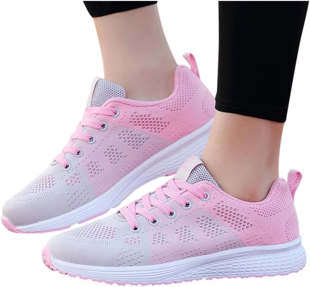 Women's Walking Shoes Lightweight Tennis Fashion Sneakers Lace Up Running Shoes for Men Sport Men Shoes Casual Chunky Sneakers Slip On Tennis Shoe Trainers Shoe