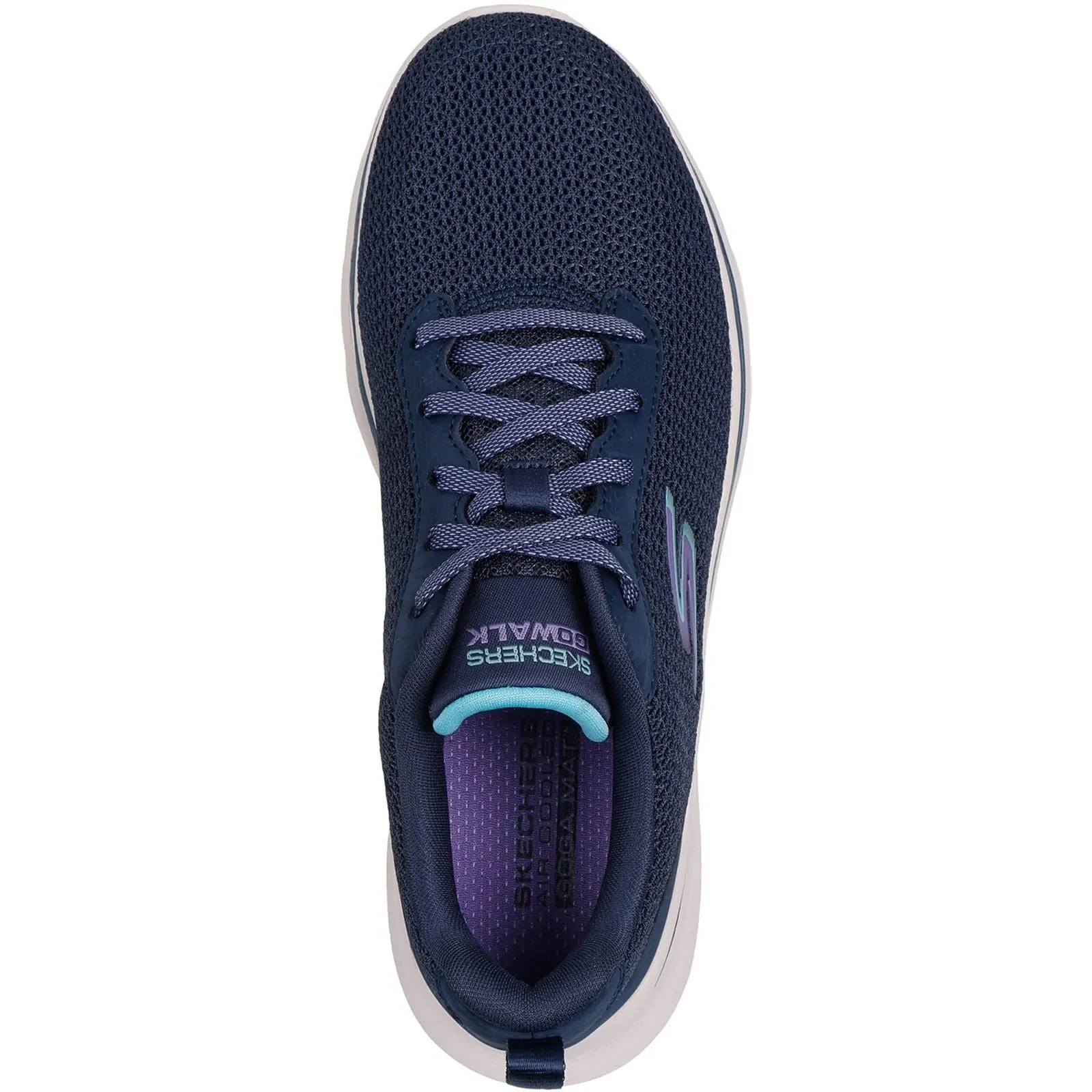 Women's Wide Fit Skechers 125263 Go Walk 7 Kaylor Trainers