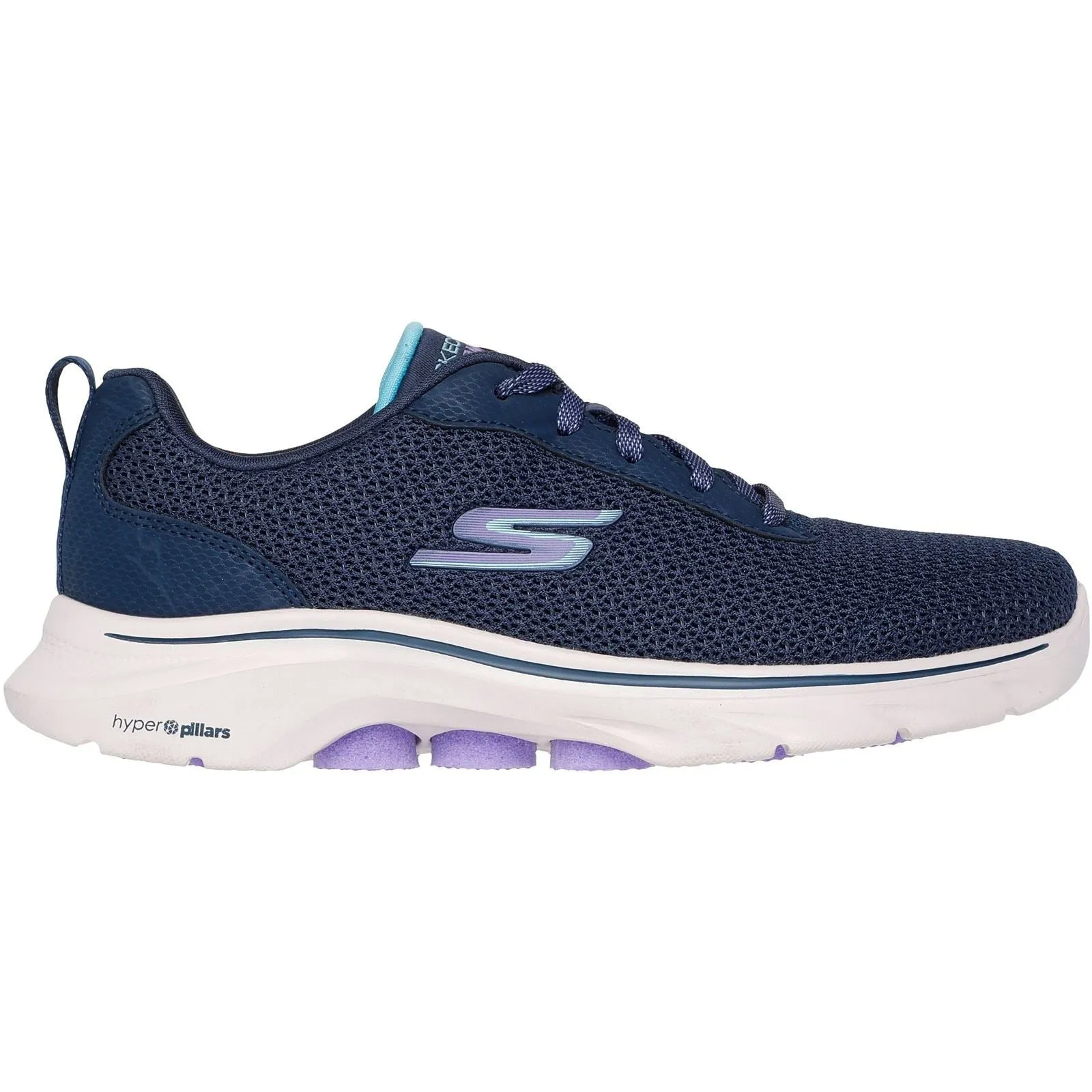 Women's Wide Fit Skechers 125263 Go Walk 7 Kaylor Trainers
