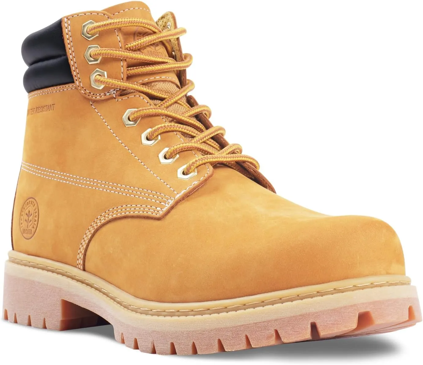 Work Boots for Men, 7 inch Soft/Steel Toe Boots, Safety Industrial Construction Work Shoes, Waterproof, Non-Slip, Puncture-Proof, Static Control, Breathable, Quick Dry